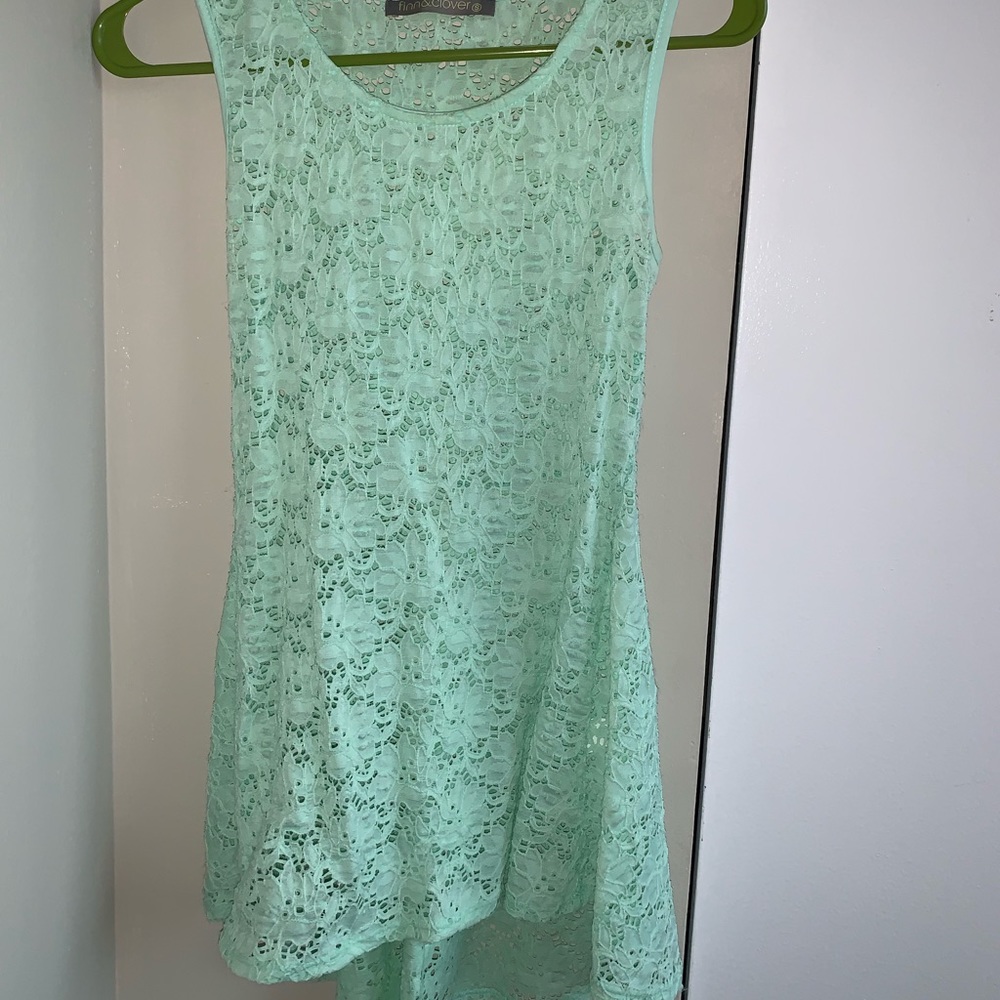 Lace peplum